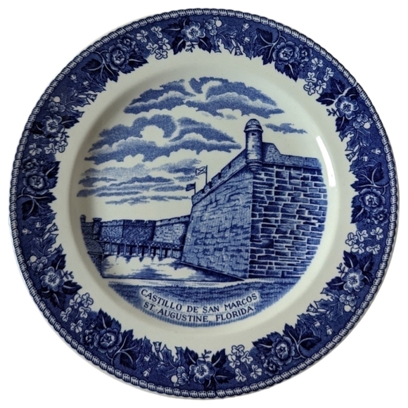 Vintage Castillo de San Marcos Decorative Plate - 6.5" - Picture 1 of 6